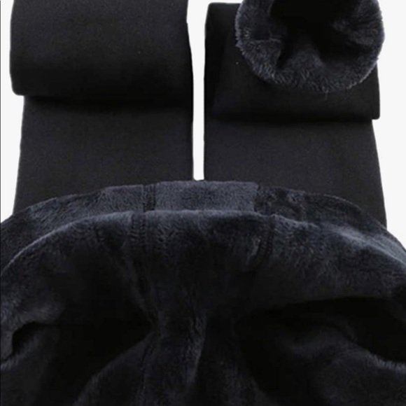 NWT SKI Velvet Elastic Leggings Pants Fleece Lined Thick Tights MULTI COLORS